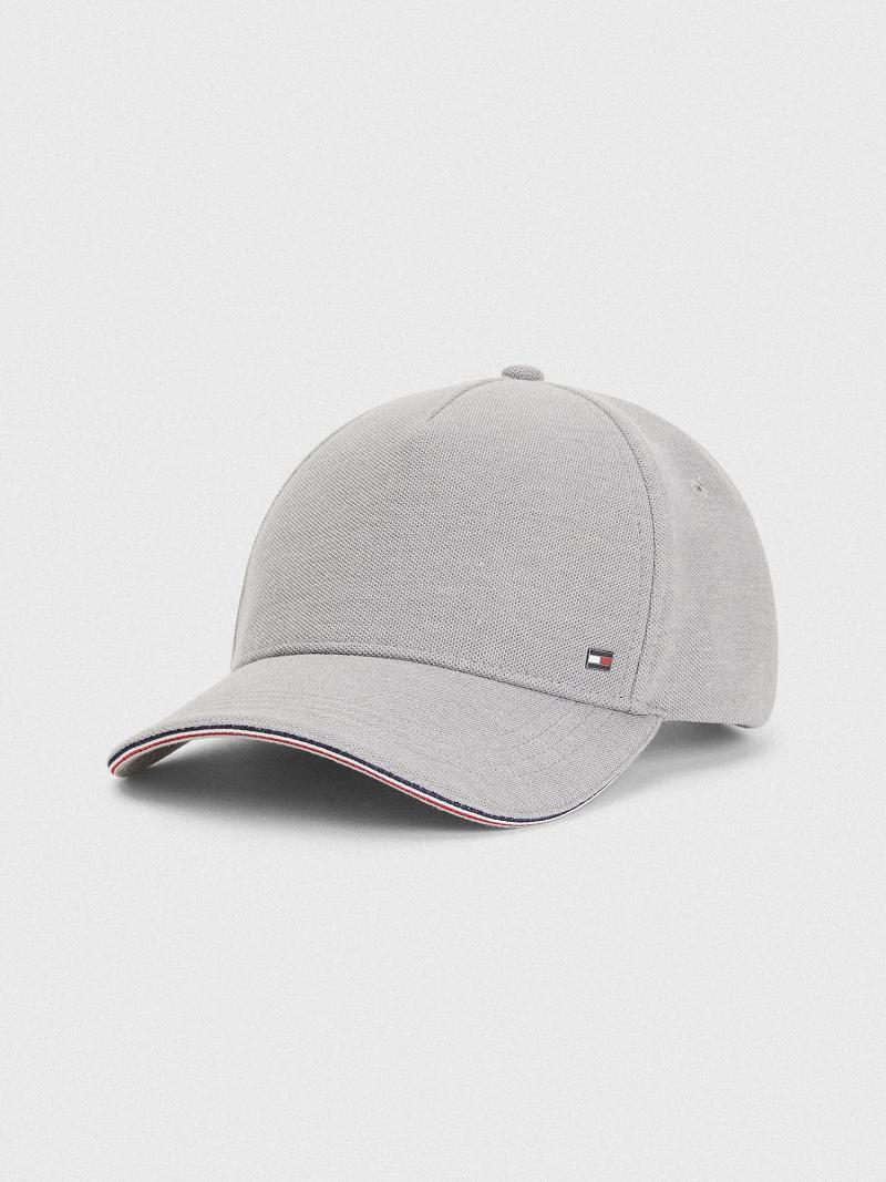 Férfi Tommy Hilfiger Flag HATS Szürke | HU 1510WNB